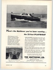 1950 PAPER AD Matthews 32'