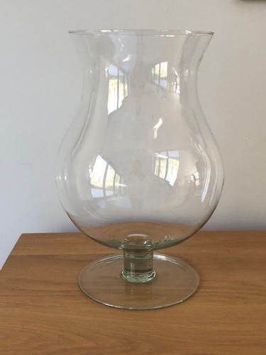 Vintage hand blown - vintage, clear