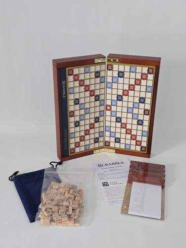Travel scrabble deluxe wooden - travel,