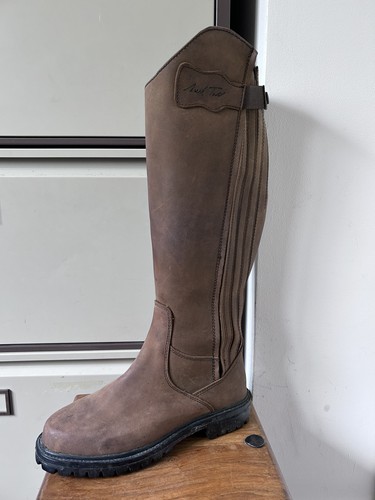 Mark todd waxed leather boots - leather,