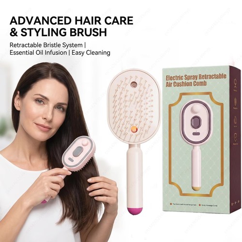 Electric hair spray comb scalp - spray,