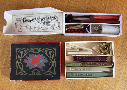 Vintage wax seal sets georgian - vintage,