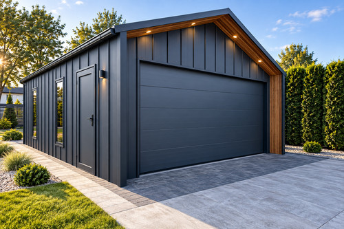 Metal garage 6x6m - metal,