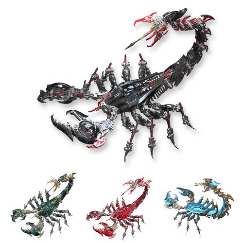Mechanical scorpion metal - scorpion, 3d