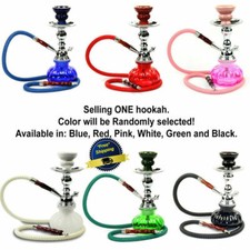 SMALL 11" SHISHA PIPE JUNIOR MODERN HOOKAH NARGILLA TRAVEL KIT WITH CHARCOAL