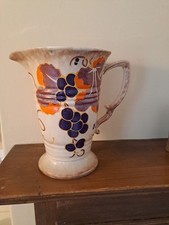 Ditmar Urbach Art Deco Czechoslovakian Hand Painted Jug