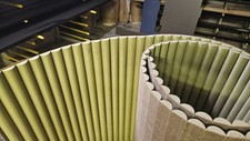 Flexible Ribbed MDF Wall