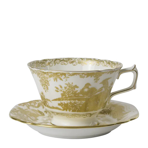 Royal crown derby gold - crown, aves