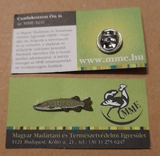 MME PIKE Charity Pin Badge RSPB Interest