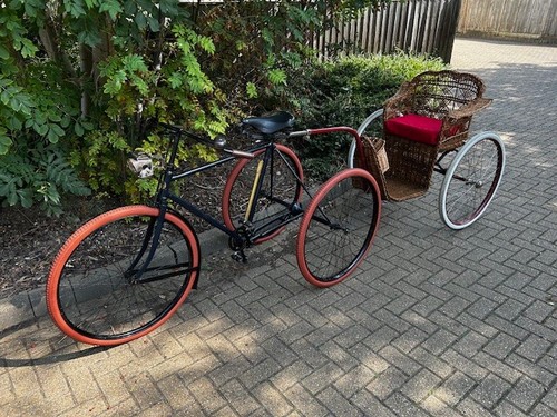 Victorian man tricycle - victorian, man's