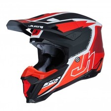 Just1 MX Off-road Motorbike Helmets - J40 FLASH (Matte Red/White/Black)