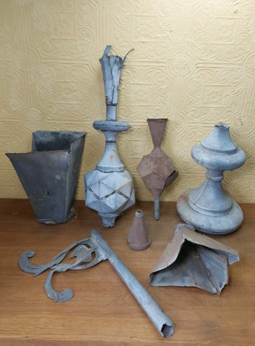 Antique french large - french, zinc