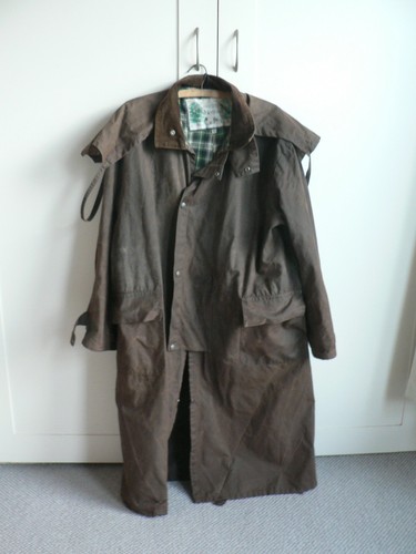 Stockman style wax coat - stockman,