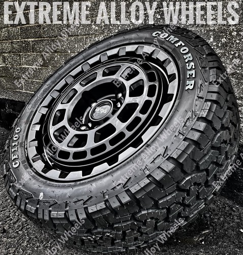 Black tg9 alloy wheels fit - black,