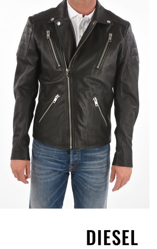 Diesel pusmir leather jacket - r-pusmir,