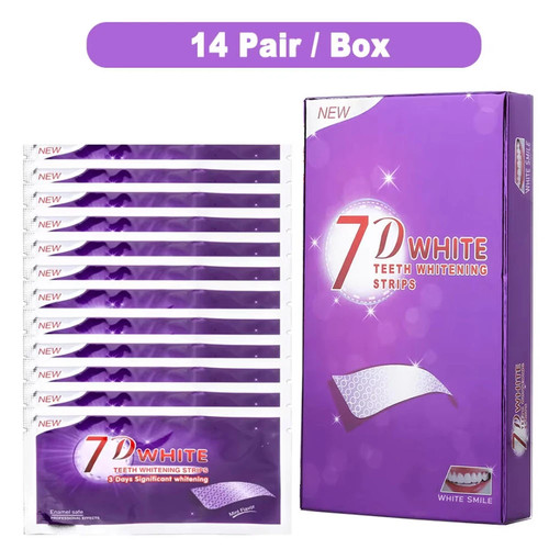 Purple teeth whitening strip - whitening,