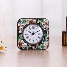 Small Table Clocks Desk Clock Roman Numerals Battery Operated Alarm Clock for