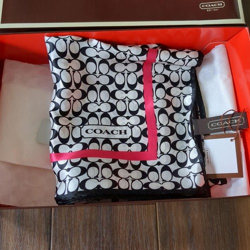 Coach vintage silk scarf - vintage,