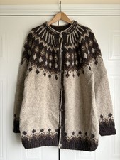 Vintage Icelandic Hand Knitted