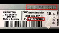 Volkswagen Audi VW Radio Code FOR ALL AUDI Radio Models %100 GUARANTEE