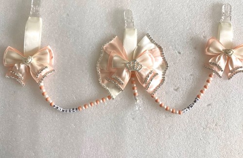 Personalised peach and ivory - and,