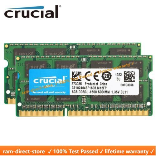 Crucial ddr3l 8gb 16gb 32gb - 8gb,
