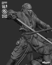 3D Printed 16K Resin Pirates