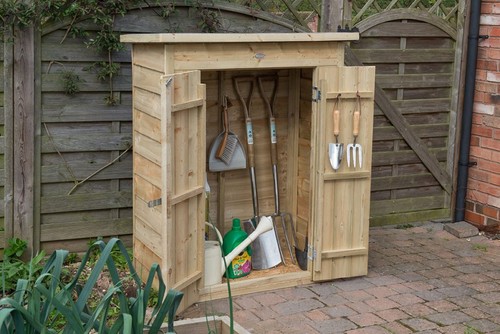 Wooden garden pent - pent, tool