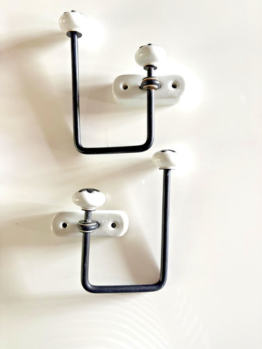 Vintage hat and coat hooks