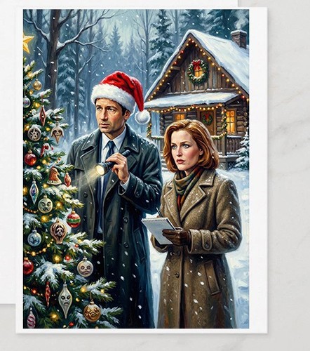 The files christmas card - x,