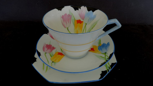 Vintage art deco china tea - vintage,