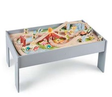 Play Table Train Set 80 Piece Wooden Train Set. perfect condition. 