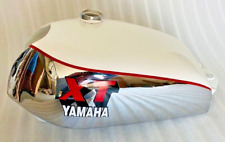 FITS YAMAHA XT TT 500 WHITE PAINTED CHROME FUEL PETROL TANK STEEL 1N5, 1977)