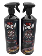 RED VENOM COLOUR CHANGE WHEEL CLEANER IRON FALLOUT REMOVER. 2 x 1 LITRE BOTTLE