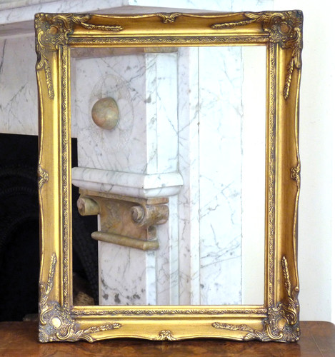 Wooden gold picture - , frame