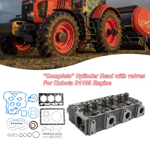 Complete cylinder head with - cylinder,