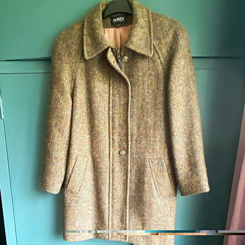 Harris tweed herringbone wool - herringbone,