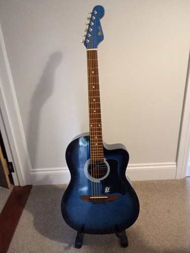 Lindo acoustic guitar blue pre - guitar,