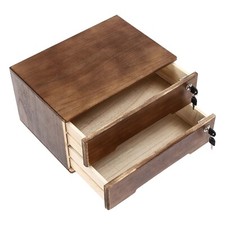 2-tier Wooden Desktop Storage