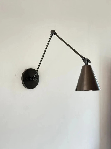 Brass sputnik wall sconce - brass,