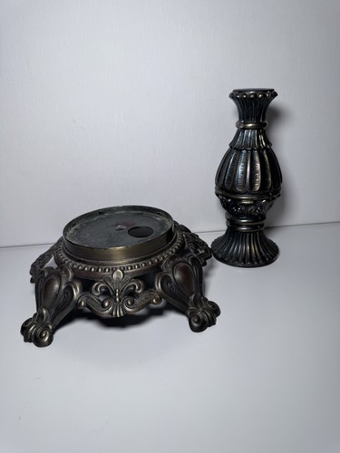 Vtg mcm cast metal ornate - vtg,