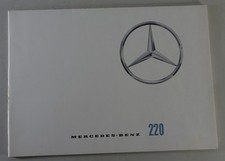 Brochure Mercedes-Benz 220