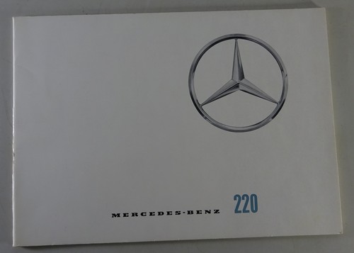 Brochure mercedes benz - mercedes-benz, 220