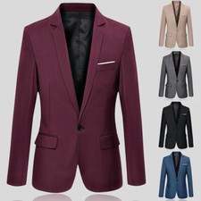 Men's Suit Blazer Jacket Coat