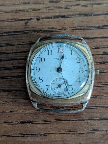 Waltham 367 cushion watch - waltham,