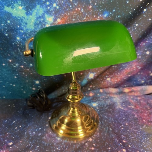Vintage green bankers desk - vintage,