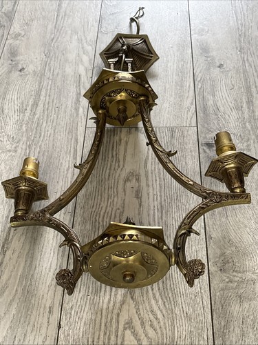 Antique brass two light - antique,