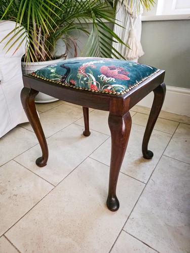 Vintage dressing table stool - table,