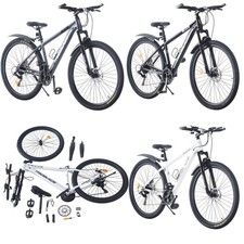 24/26/27.5/29Inch Mountain Bike Front Suspension 21 Speed Bicycle Men Women Bike