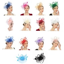 Elegant Fascinator Hat 20s Tophat All-match for Bride Wedding Party